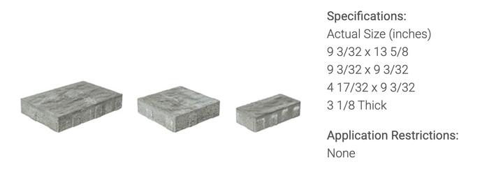 Cambridge Ledgestone Permeable 3-Piece Design Kit