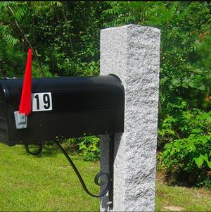 Granite Mailbox Post