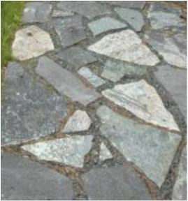 Blue Mountain Granite Flagging Walkway